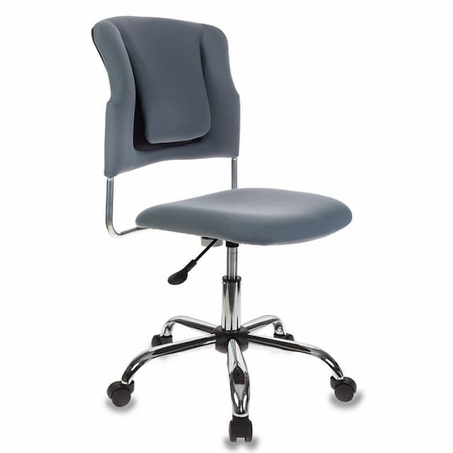 Кресло Бюрократ CH-322SXN серый 26-25 крестов. металл хром