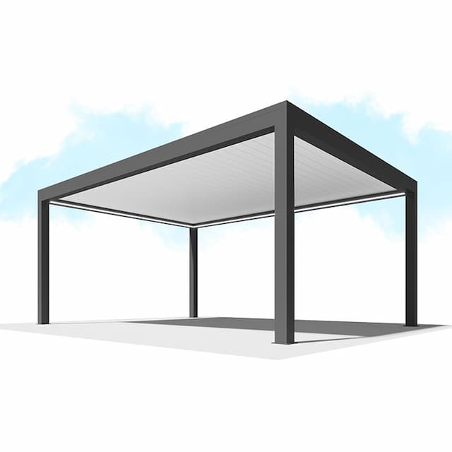 Пергола Сити-Форм Pergola В500-25П Bioclimatic с поворотными ламелями ЛАМЕЛЬ 250 X 53 (4,0х4,5) 1 модуль