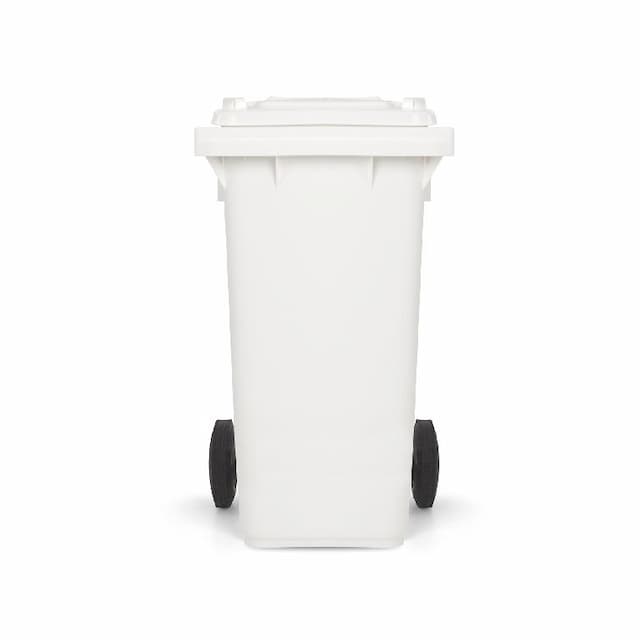 Контейнер для мусора TTS белый, 240 л