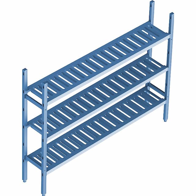 Стеллаж модульный базовый POLAIR LOAD.ME POLY 18AL.3PP40.17B