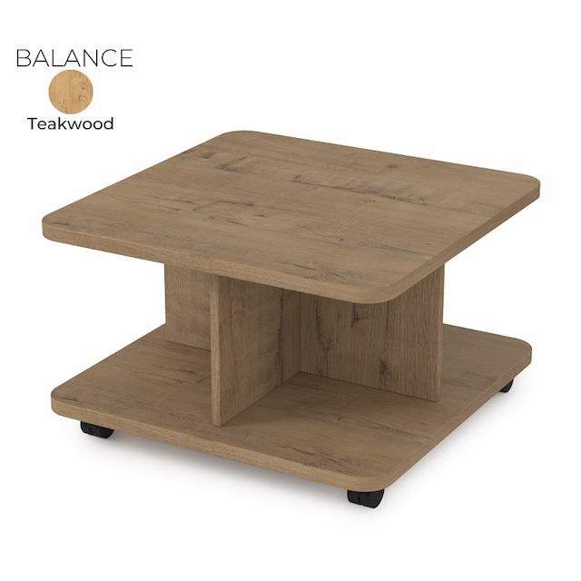 Стол журнальный квадратный Алсав 21BALANCE.001 Teakwood